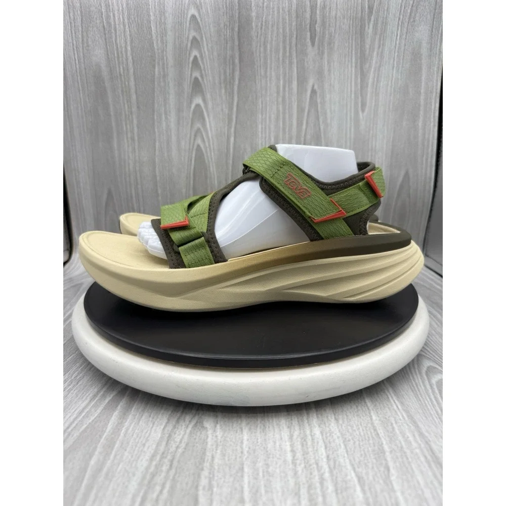 Teva Aventrail R2T Mens Size 11 Dark Olive Peridot Trail Running Hiking Sandals